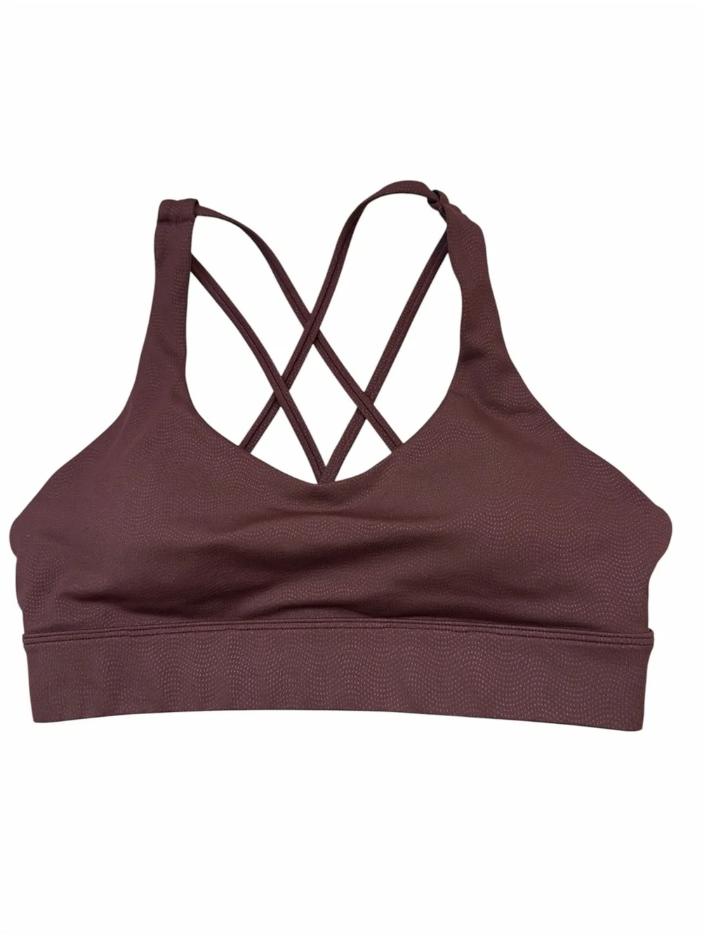 NWOT Zyia Active Fig Vibration LNT Strappy Bra Size Large
